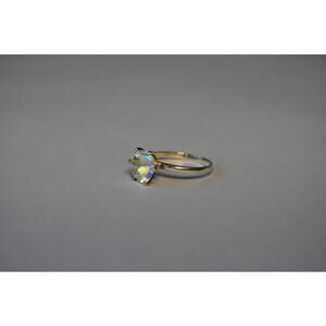 Aurora Iridescent Oval Ring